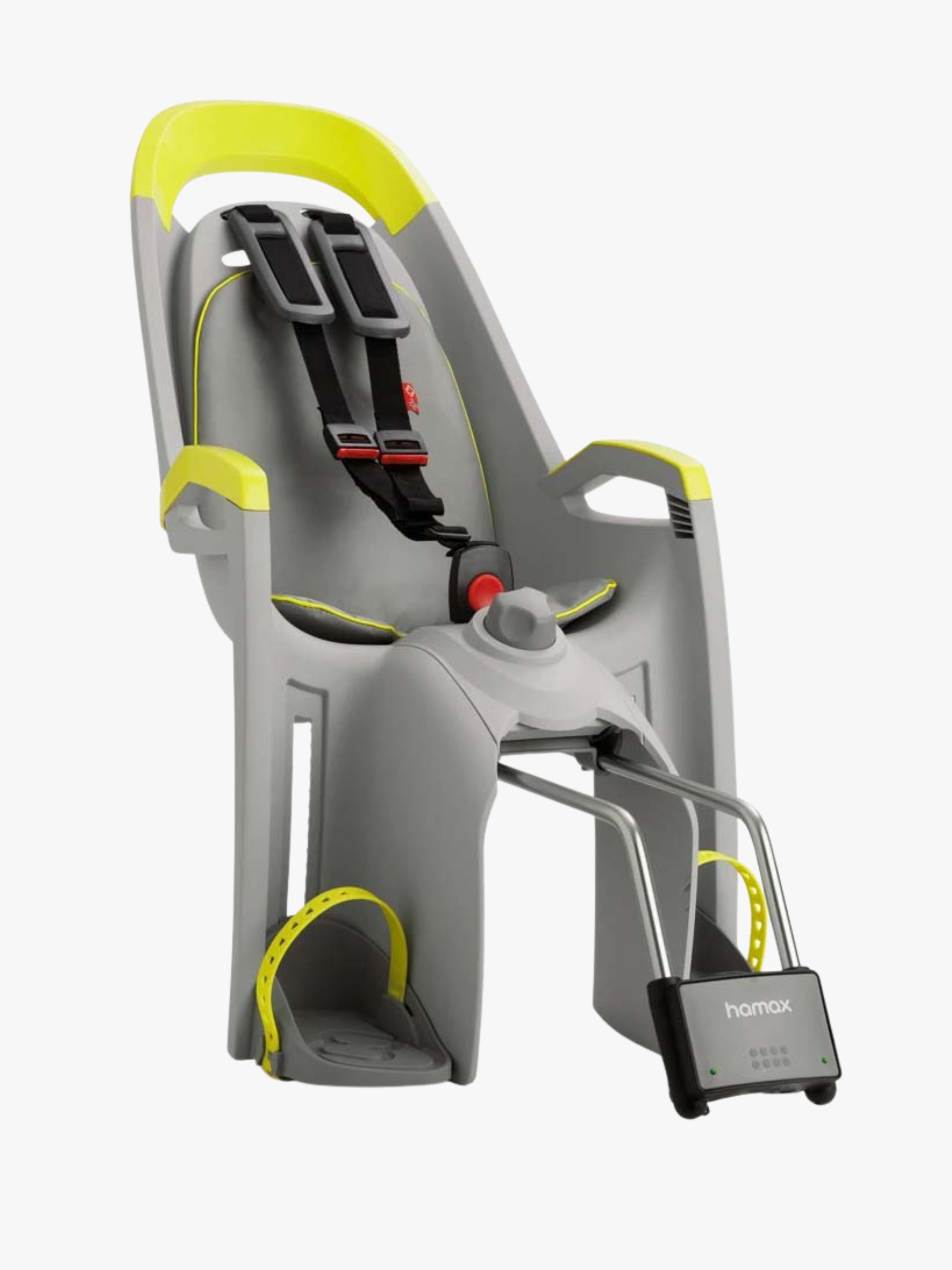 Hamax Amaze Cykelstol med låsbar sele, Light Grey