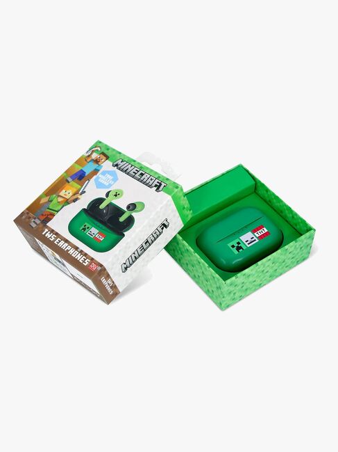Minecraft Høretelefoner In-Ear TWS, Grøn