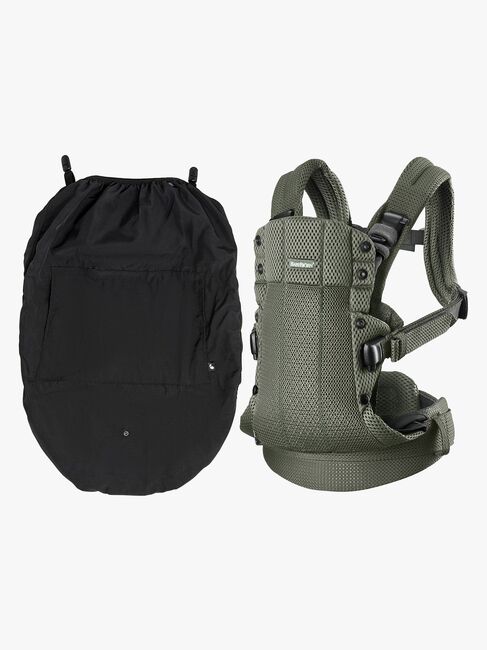 BabyBjörn Harmony Bæresele 3D Mesh inkl. Regnslag, Mørkegrøn