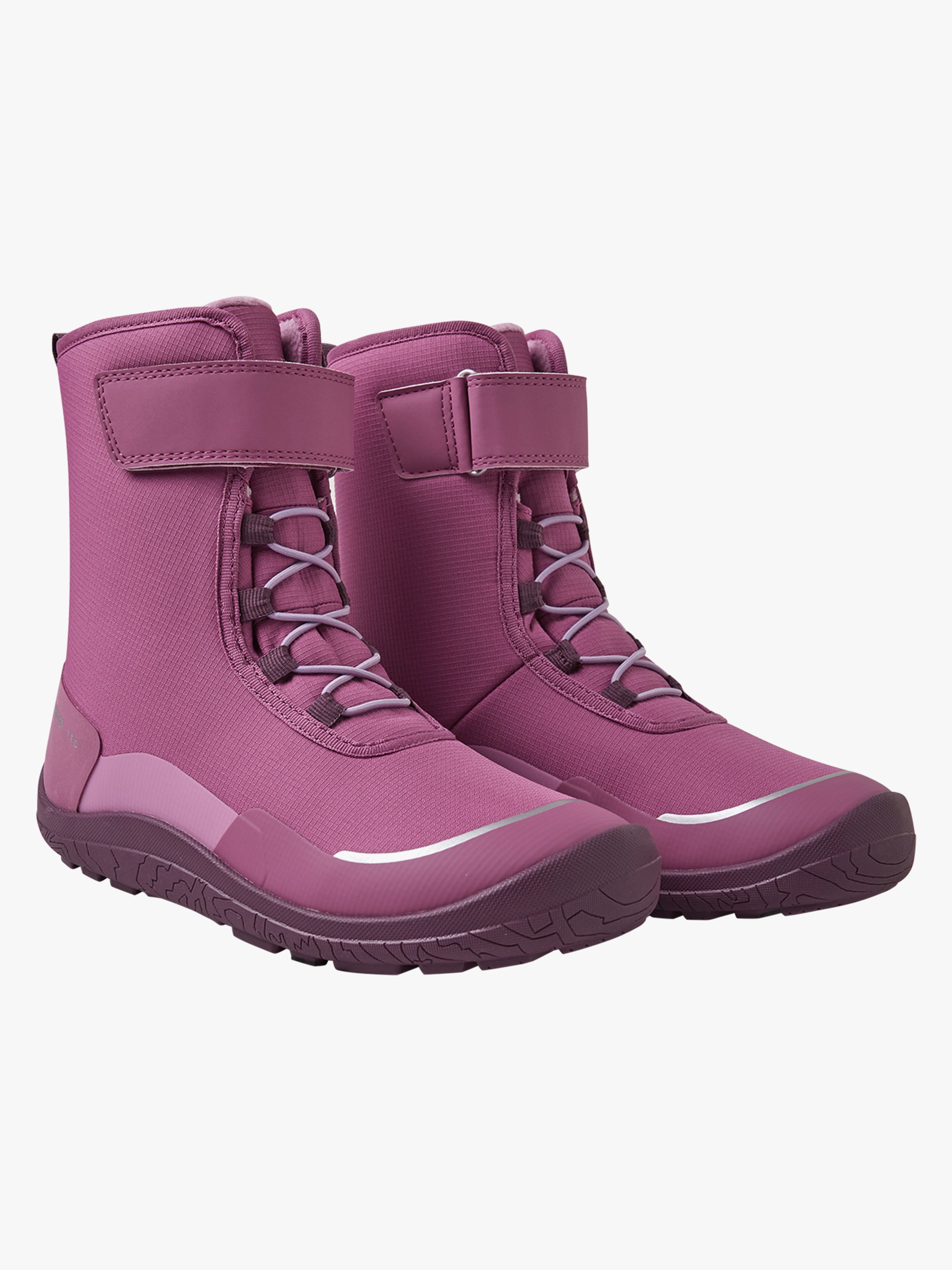 Reimatec Barefoot Jr Talvella Vinterstøvler, Red Violet, 35