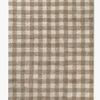 LorenaCanals Vaskbar Vichy Gulvtæppe 90x120 cm, Marron