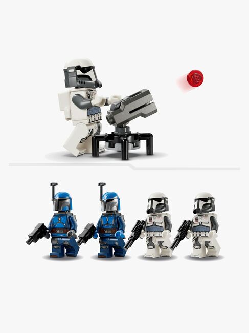 LEGO Star Wars 75373 Battle Pack med bagholdet på Mandalore