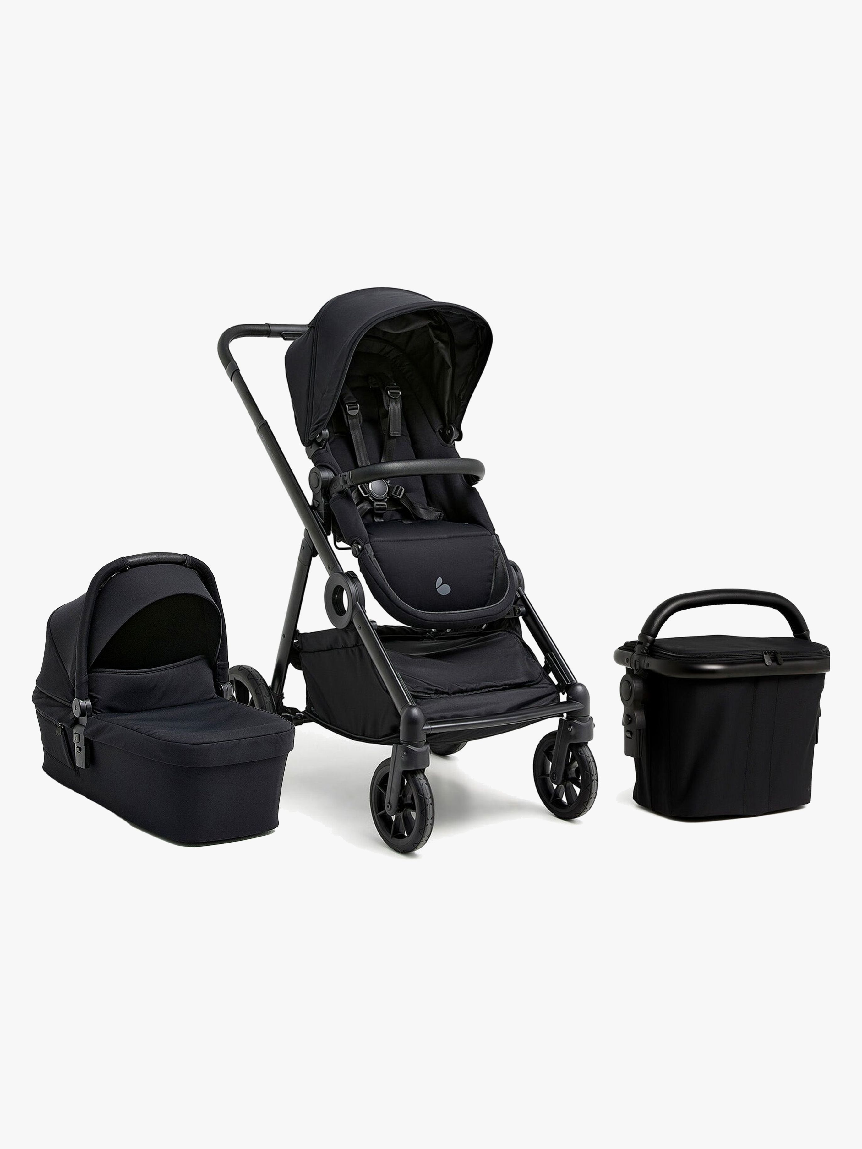 Beemoo Pro Multi 2 Duovogn inkl. Indkøbskurv, Coffee Black