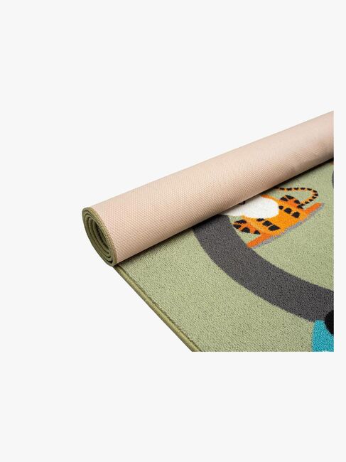 KMCarpets Gulvtæppe Play Animal 120x160, Grøn