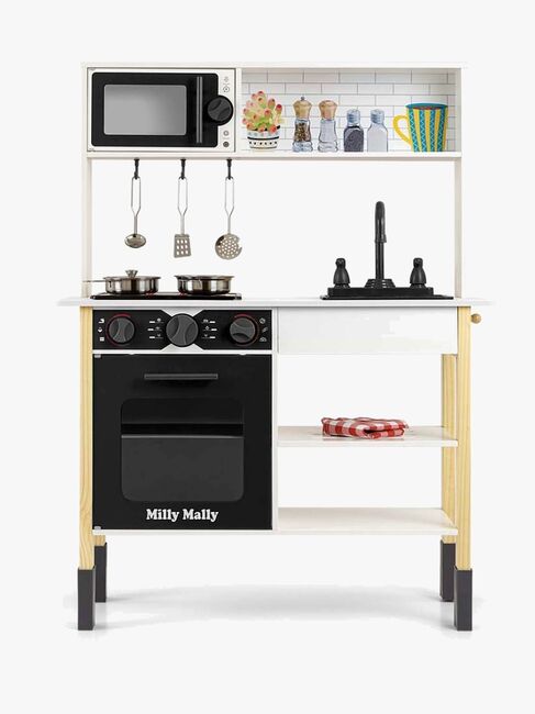 Milly Mally Legekøkken I Træ Astrid, Sort KITCHEN-5901761127690-2512_1.jpg