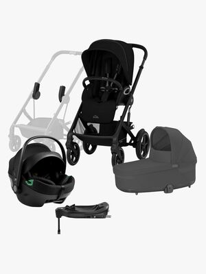 Cybex TALOS S Lux Duovogn inkl. Axkid GOKID Autostol Baby & Base, Moon Black