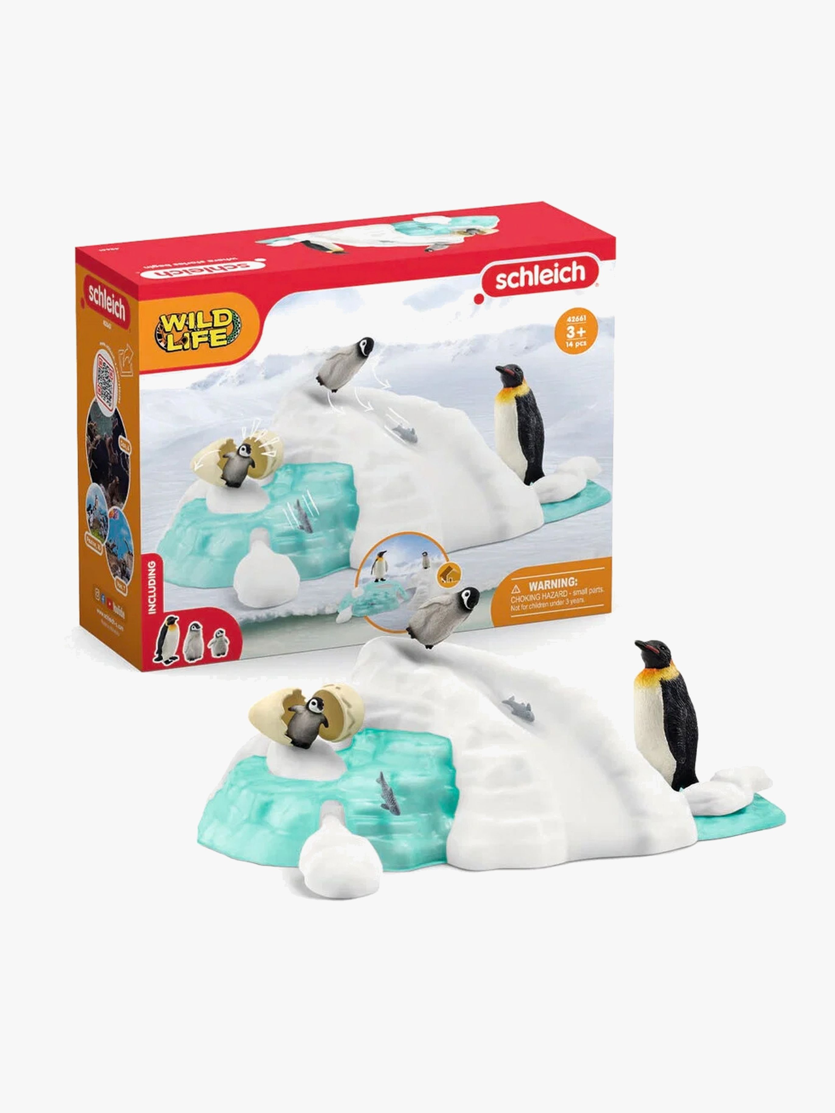 Schleich Wild Life Legesæt Pingvinfamilie