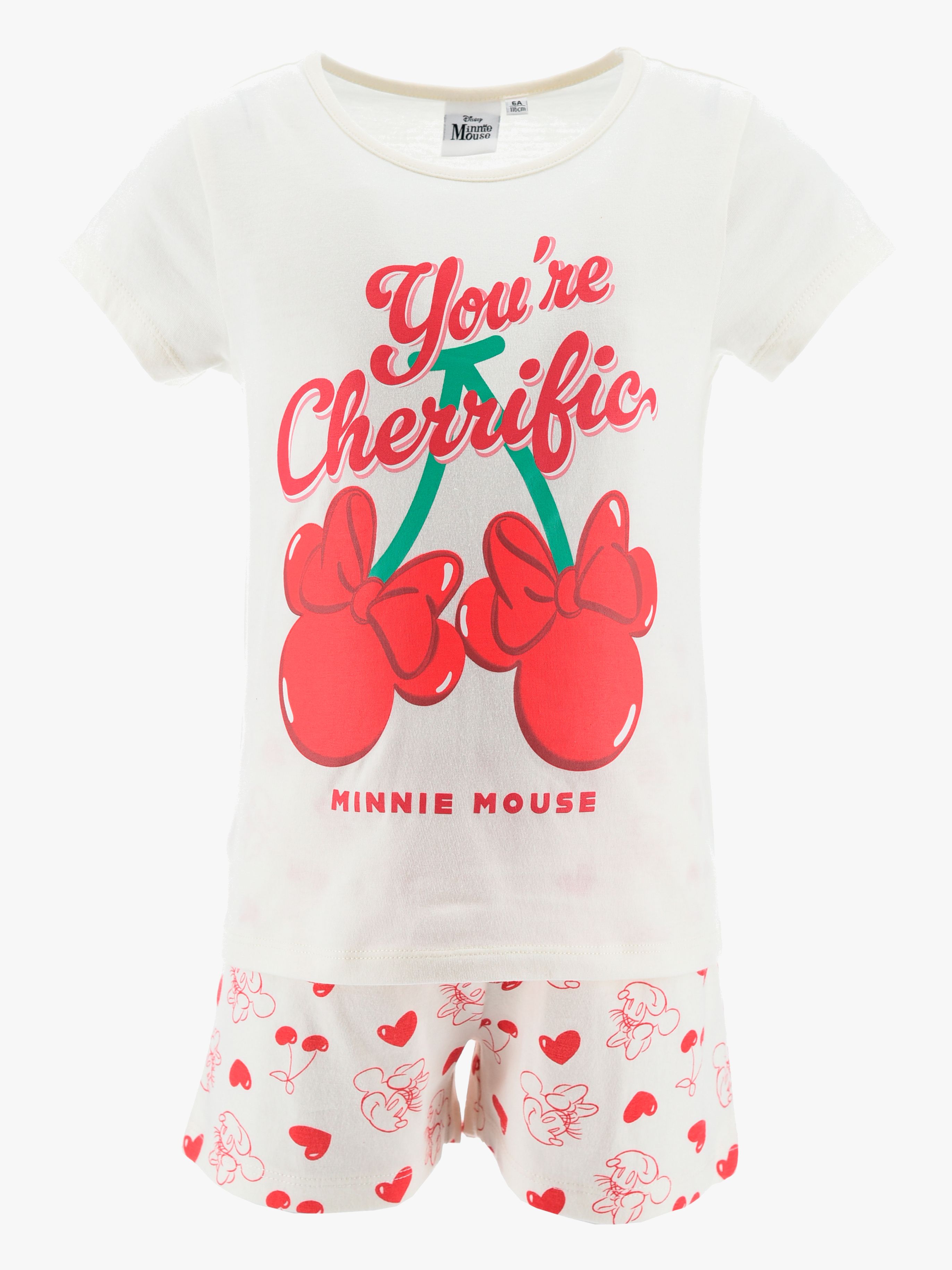 Disney Minnie Mouse Pyjamas, Hvid, 98-104