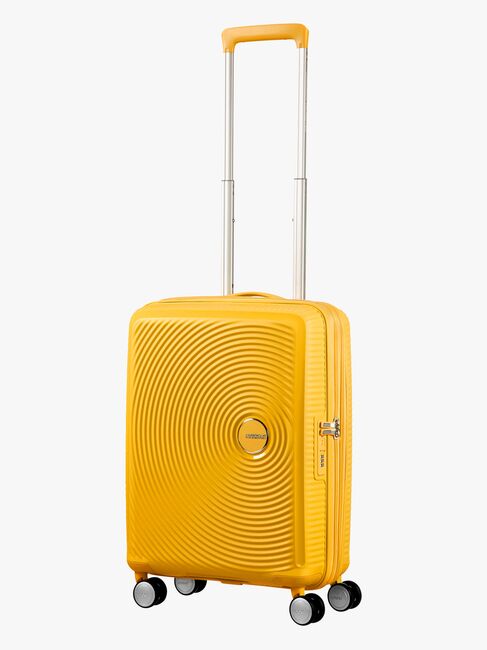 American Tourister Soundbox Spinner Rejsekuffert 35.5L, Golden Yellow
