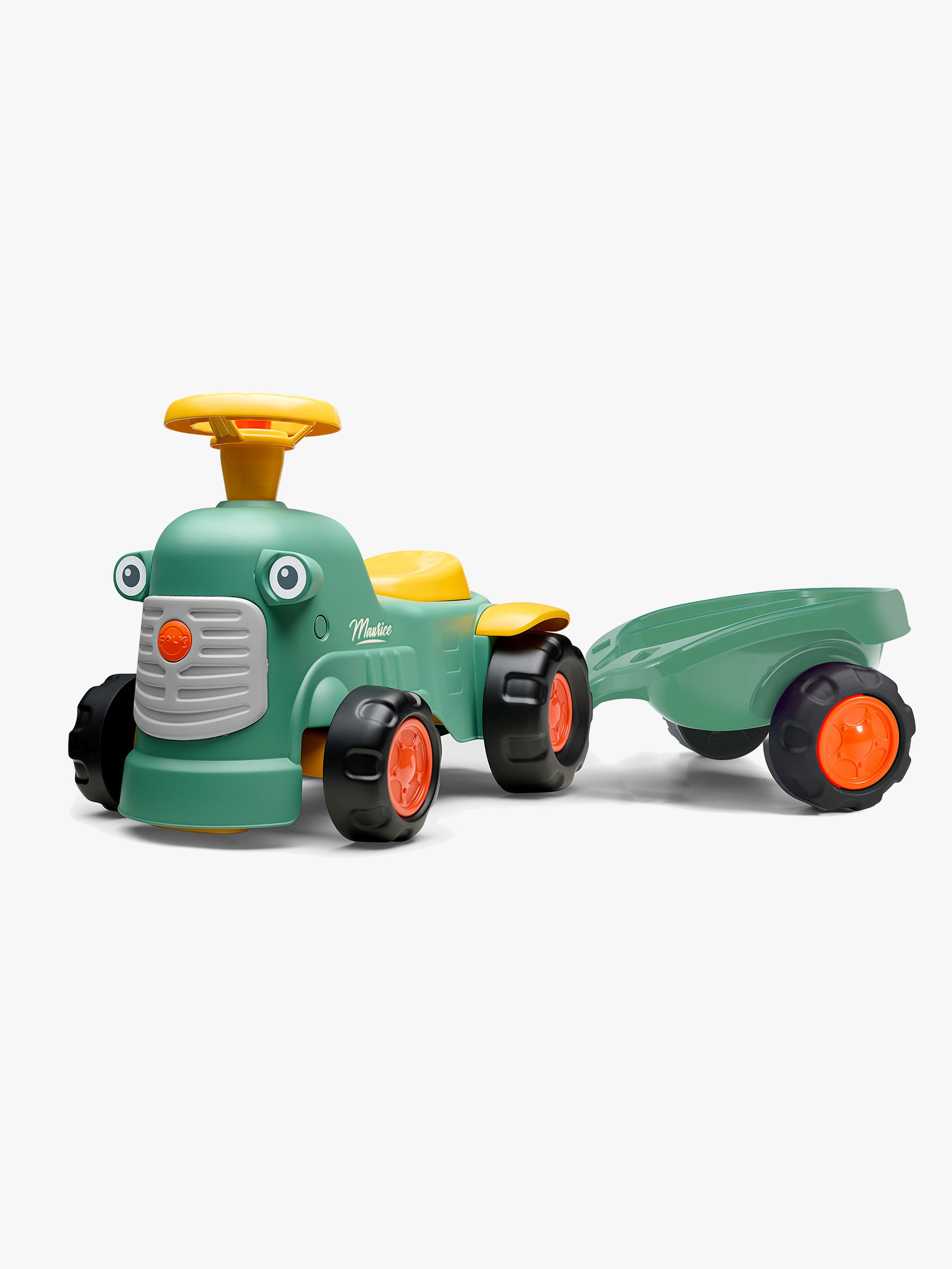 Falk Gåbil Traktor Maurice med Trailer
