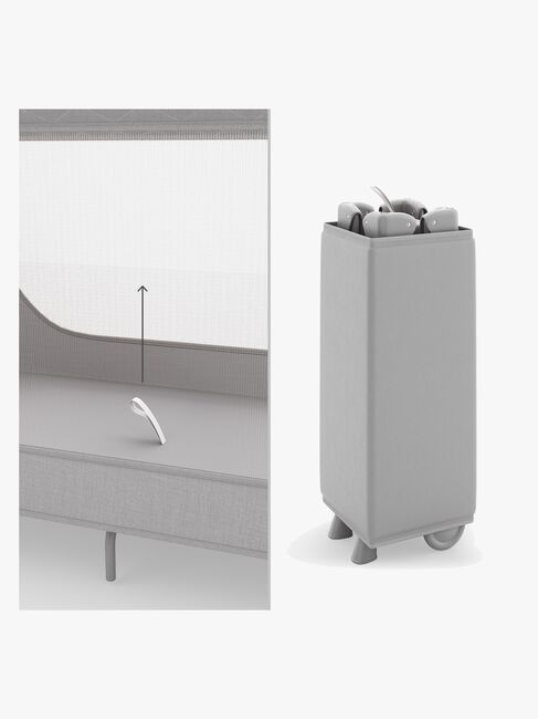 Kinderkraft LEODY UP Weekendseng, Grey