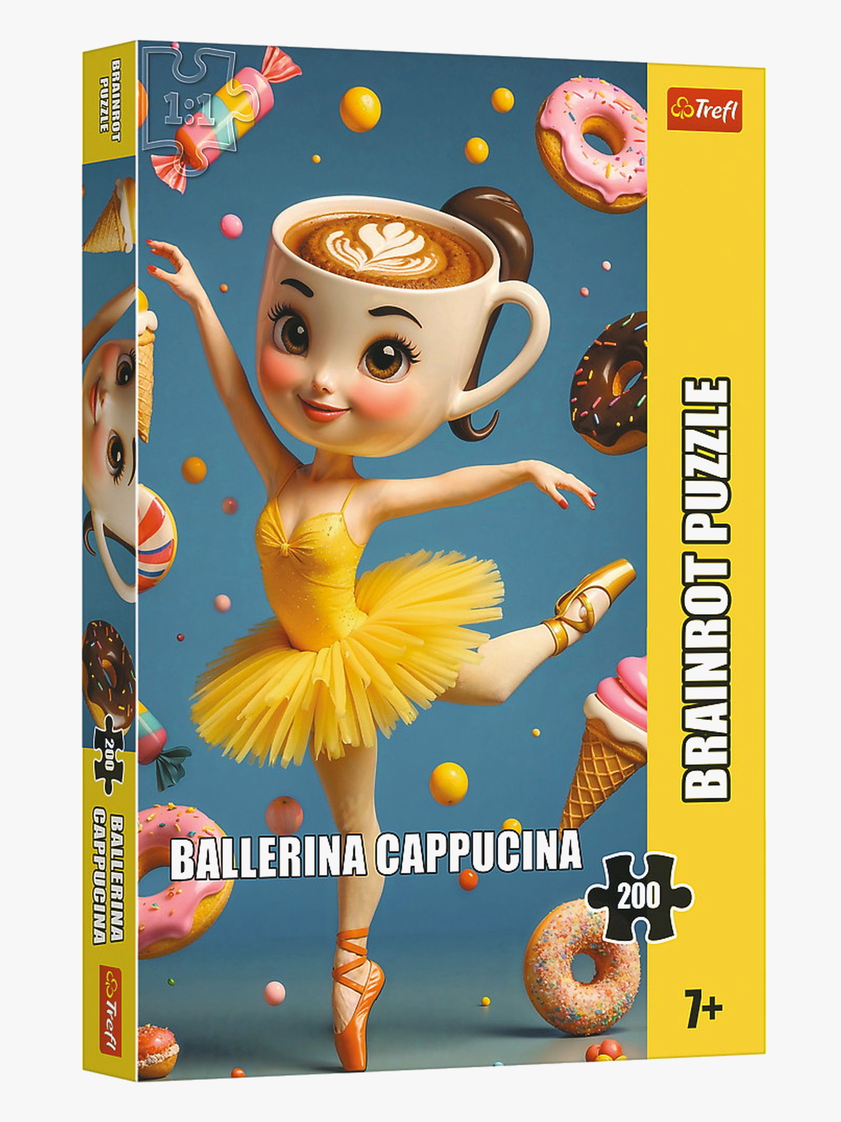 Trefl Brainrot Puslespil Ballerina Cappucina 200 Dele