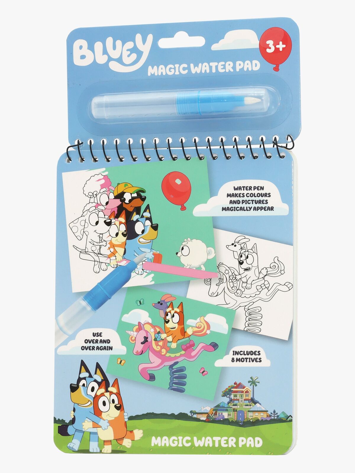 Bluey Magic Water Malebog