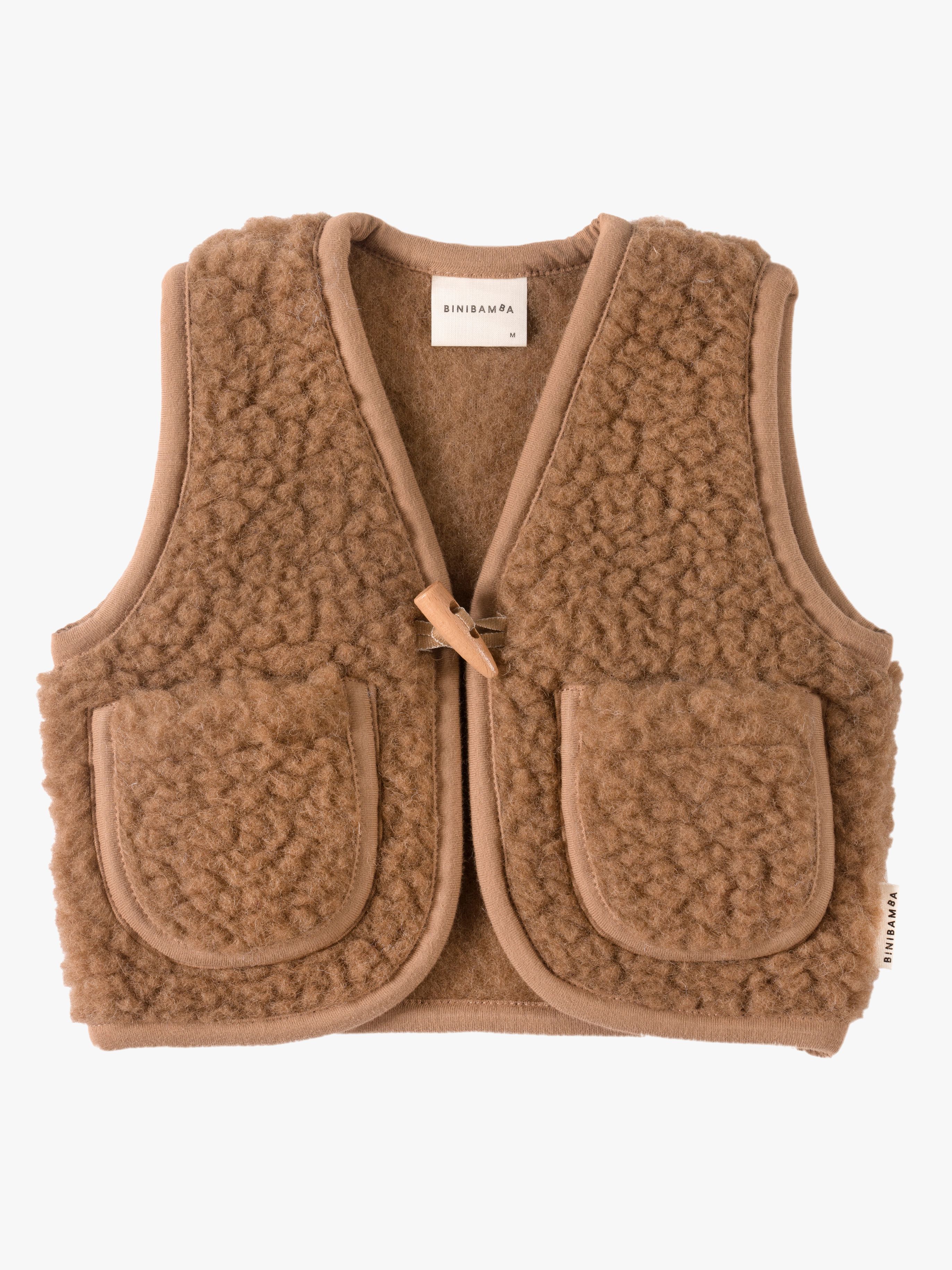 BINIBAMBA Snuggle Vest Merinould, 6-12 mdr.