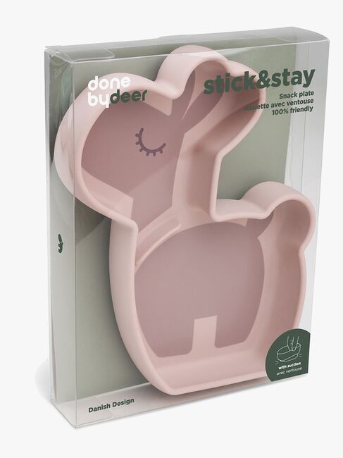 Done By Deer Stick & Stay Silikonetallerken Lalee, Powder