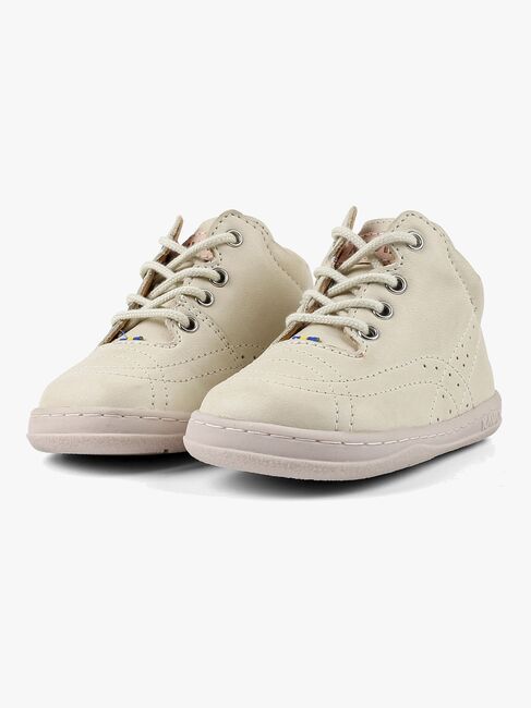 Kavat Edsbro Barefoot Lær-at-gå-sko, Off White