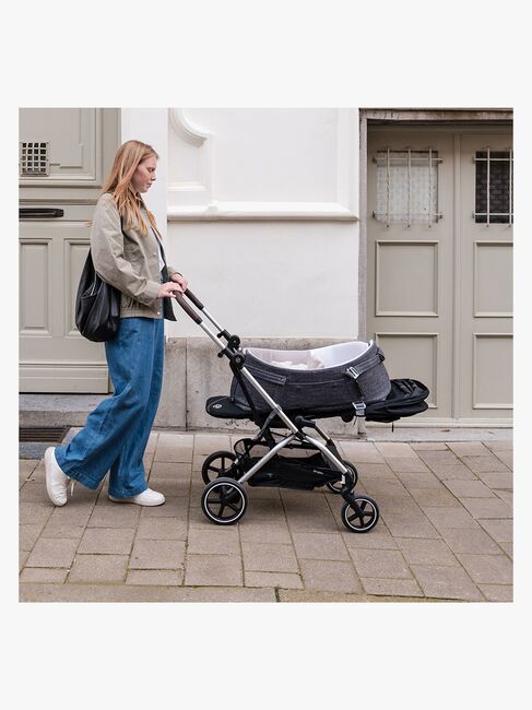 Doomoo Babynest/lift 3-i-1, Grå