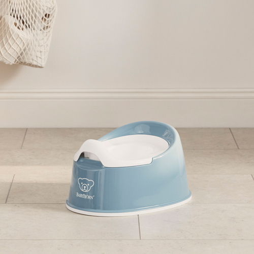 BabyBjörn Smart Potte, Deep Blue/White