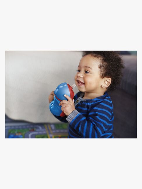 Philips Avent Sugerørskop m. Håndtag 200ml, Blå/Rød