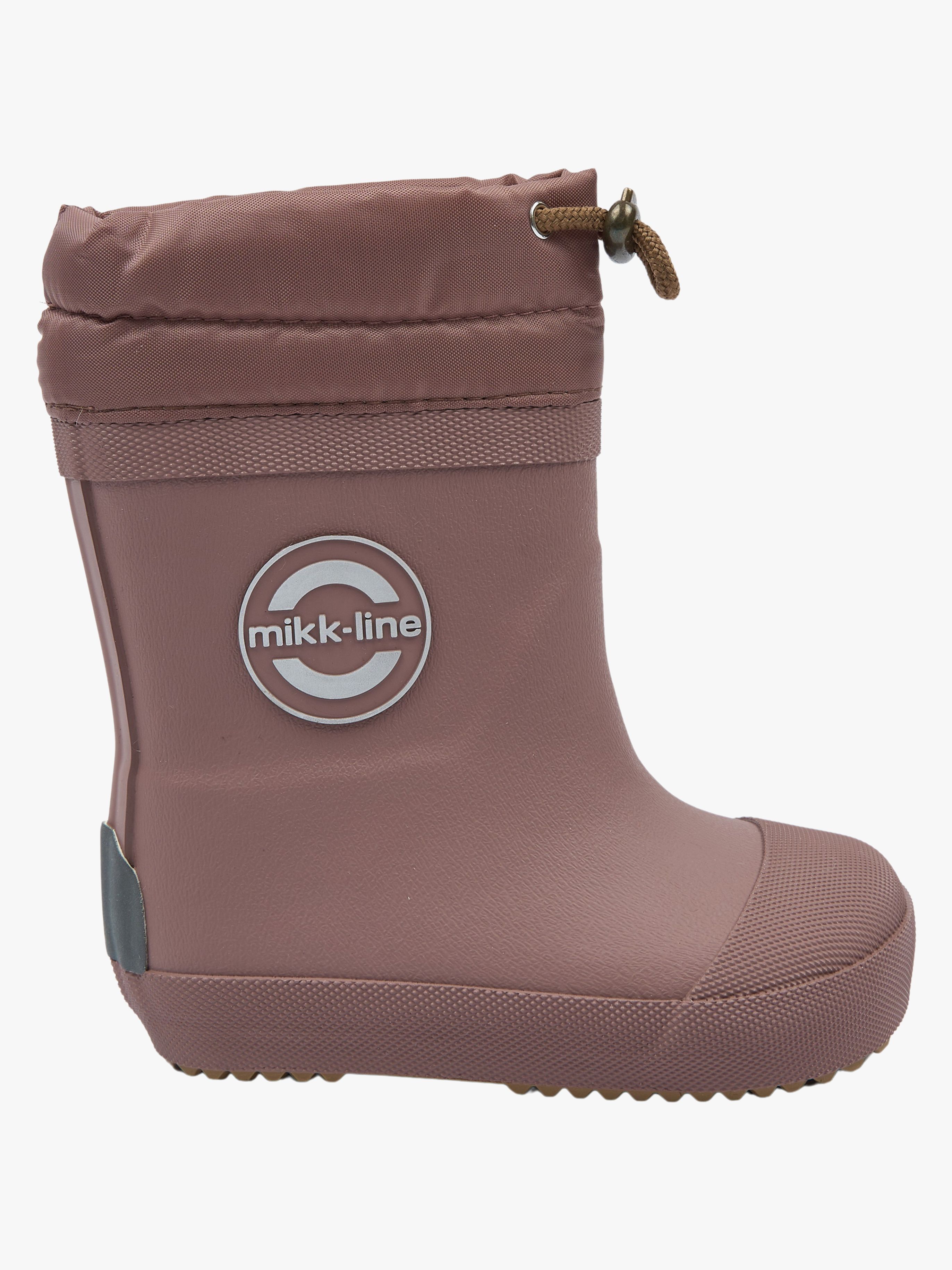 Mikk-Line Barefoot Forede Gummistøvler, Twilight Mauve, 21, Termostøvler børn