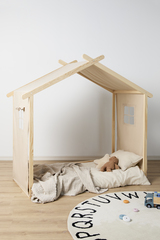 Minitude LEVI Junior-/Montessori-seng 70x140, Natur