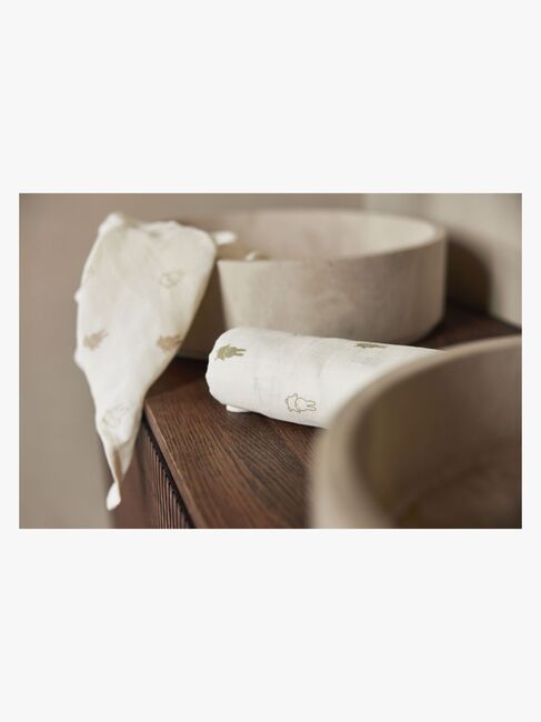 Jollein Happy Miffy Tæppe/ Stofble i Musselin 3-pak, Olive Green