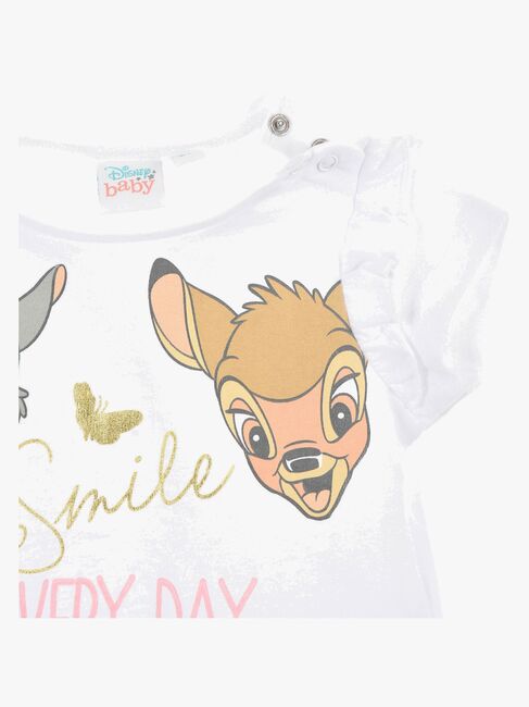 Disneyklassiker Bambi Tøjsæt, Hvid