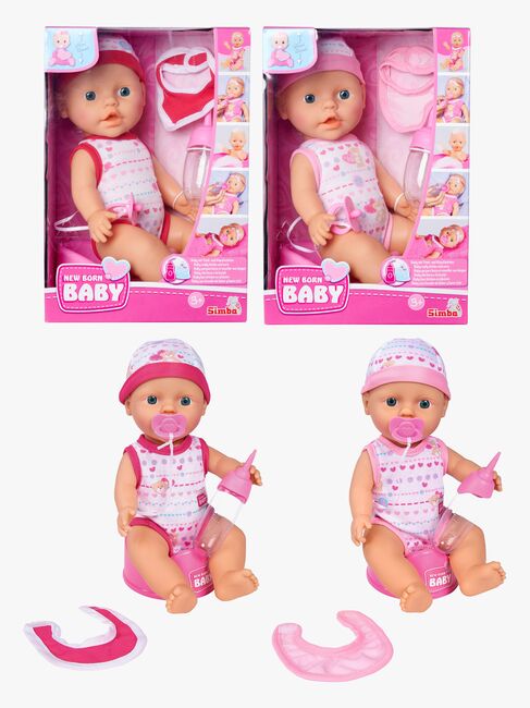 New Born Baby Dukke Spise-Tisse 30 cm Blandet Udvalg