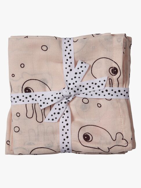 Done By Deer Stofble Sea Friends 120x120 2-pak, Powder