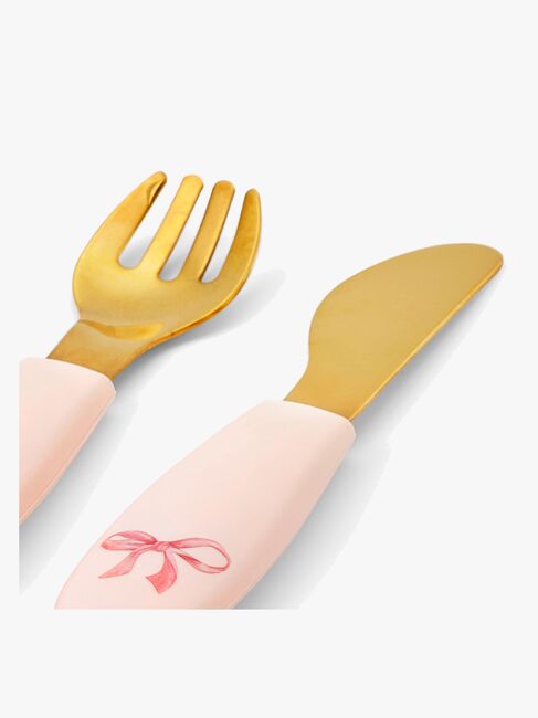 Elodie Tallerken Sæt Silikone, Rosy Bow