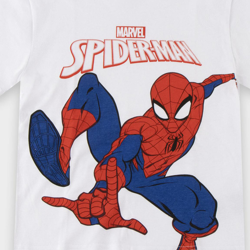 Marvel Spider-Man T-shirt, Hvid