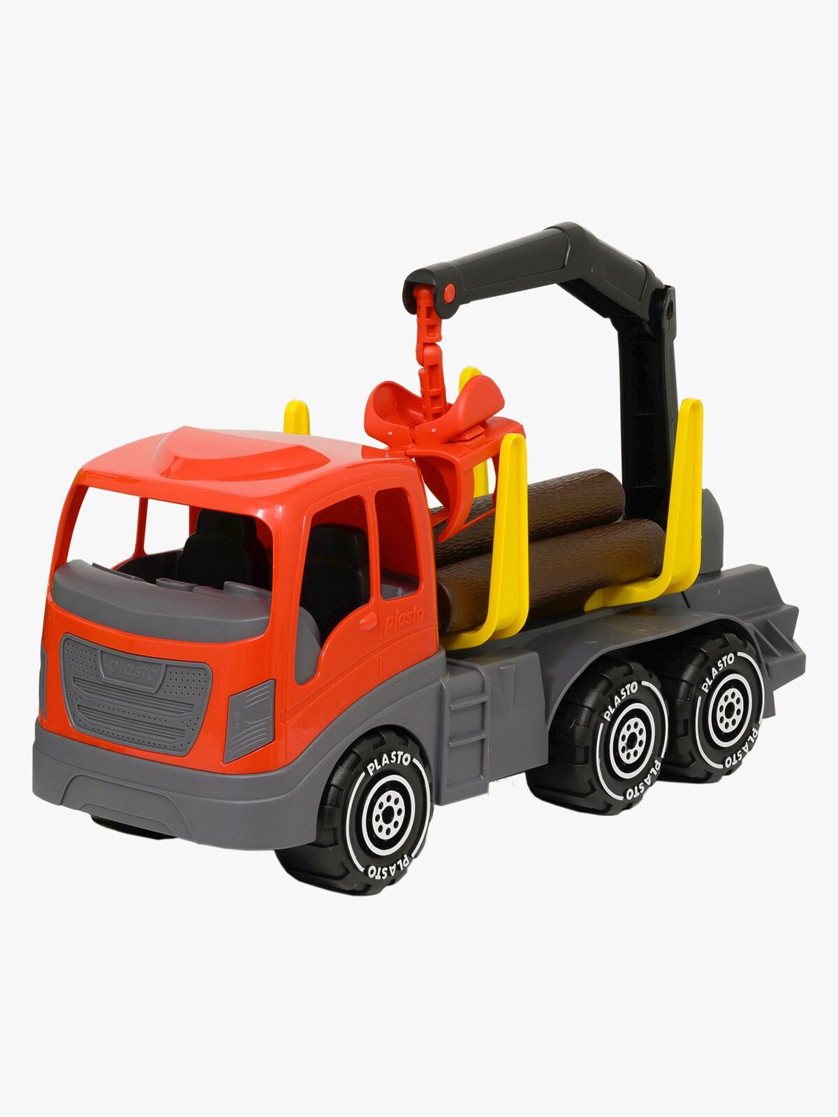 Plasto Tømmerlastbil med Grab & Tømmer 45 cm