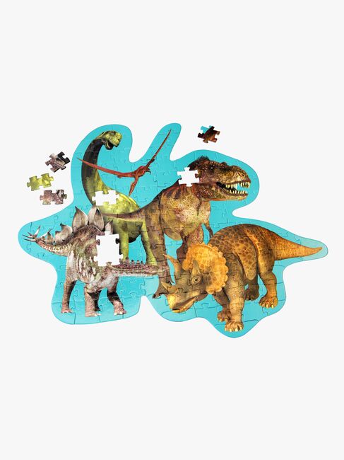 Barbo Toys Stor Gulvpuslespil Dinosaur 120 Brikker