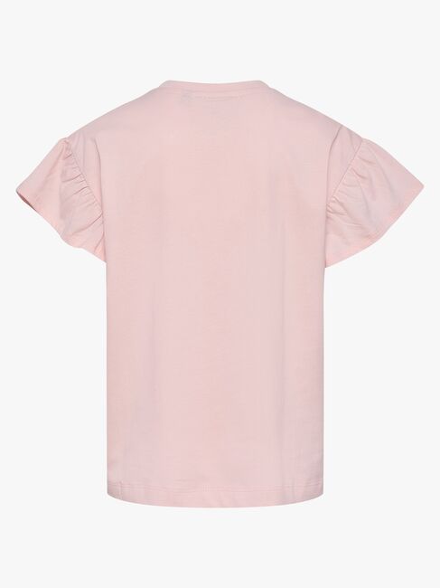 Hummel JR Ruffle T-shirt, Pale Lilac