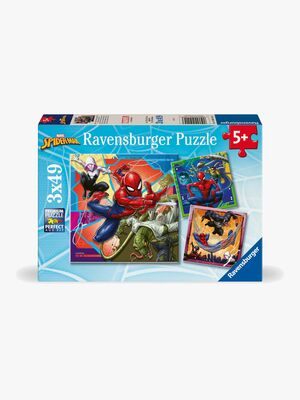 Ravensburger Marvel Spider-Man Puslespil 3x49 Brikker
