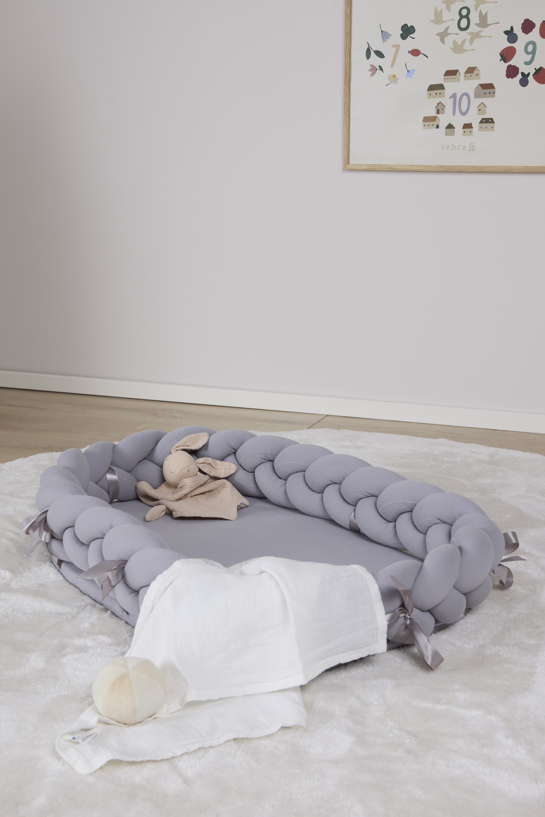 Alice & Fox ALEAH Babynest, Grå