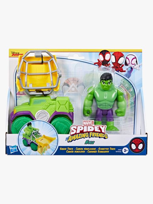 Spidey And His Amazing Friends Figur med Transportmiddel Hulk Truck