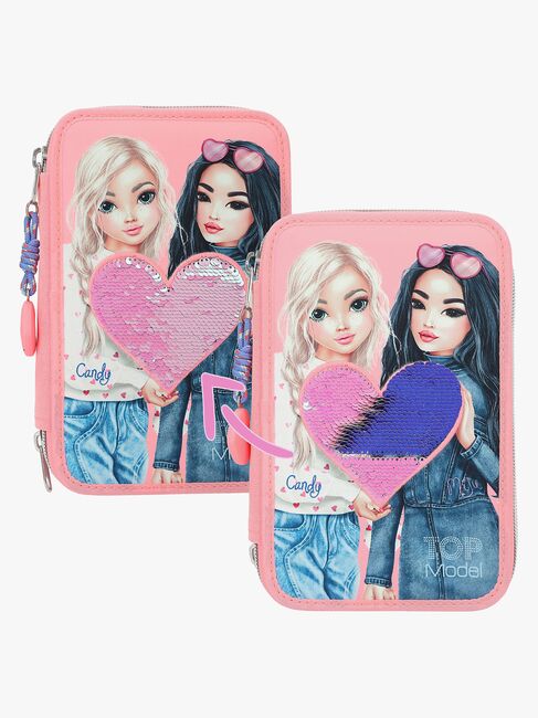 TOPModel Tredelt Penalhus med Pailletter