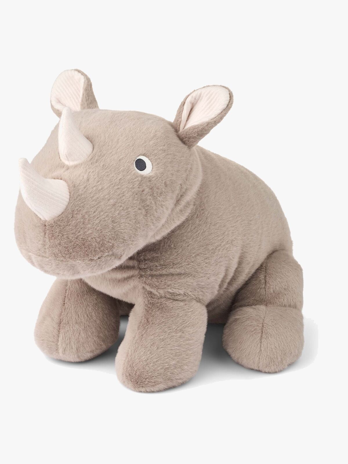 LIEWOOD Barnaby Næsehorn Bamse 30 cm, Stone Beige