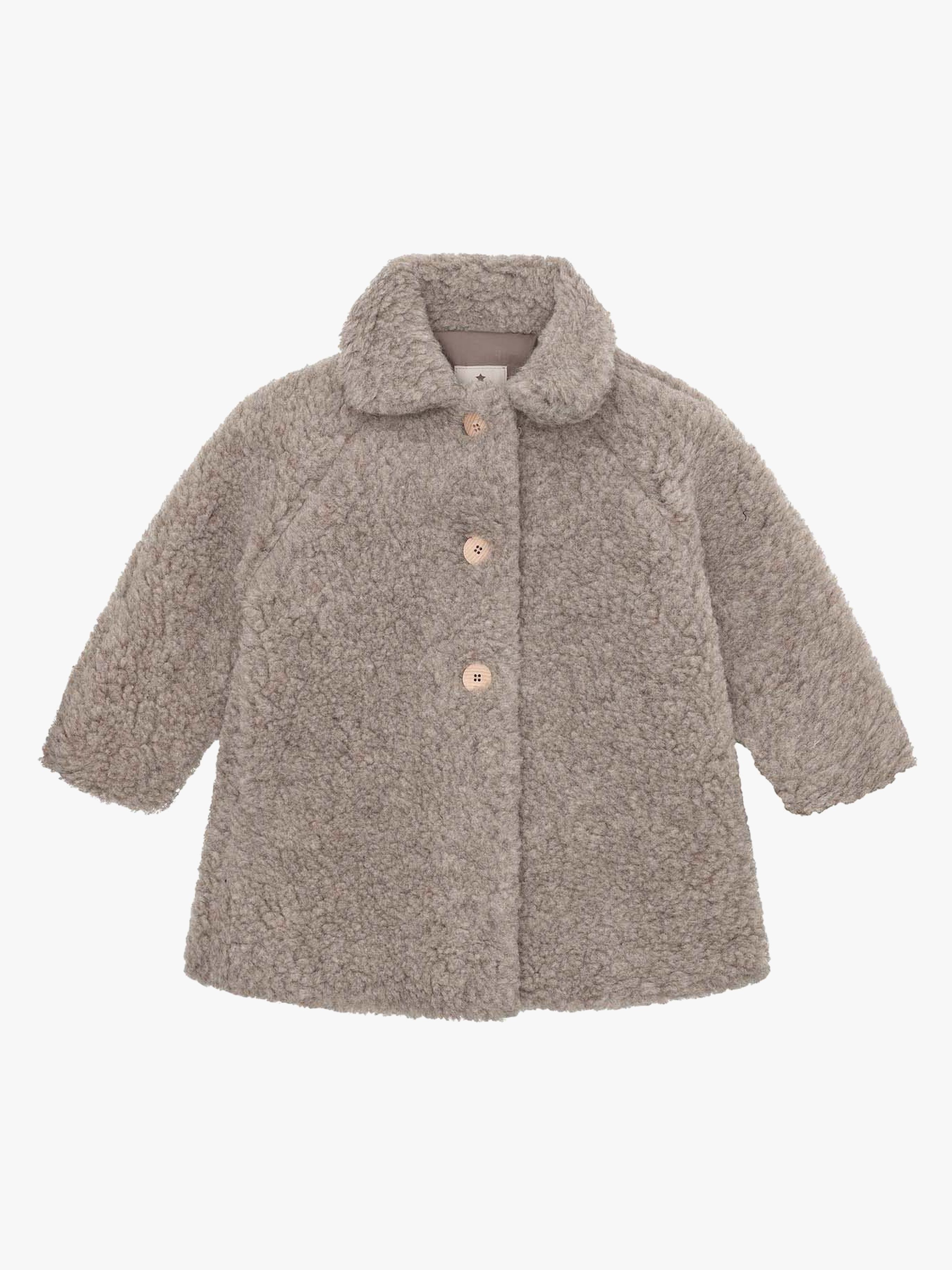 HUTTEliHUT Uldjakke Teddy, Camel Melange, 122