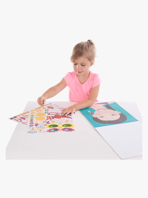 Melissa & Doug Make-a-Face Klistermærkebog