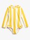 Nordbjörn Sandsjön UV-Badedragt, Yellow Stripe