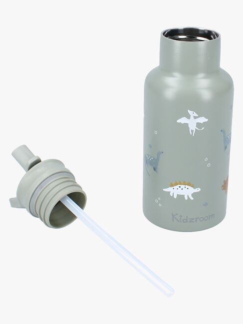 Kidzroom Stainless Steel Drikkedunk 350 ml Small Talk, Grøn