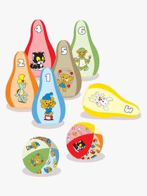 Bamse Verdens Stærkeste Bjørn Bowlingsæt