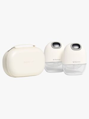 Beemoo CARE Wearable Slim Elektrisk Brystpumpe Dobbelt inkl. Opbevaringstaske, White