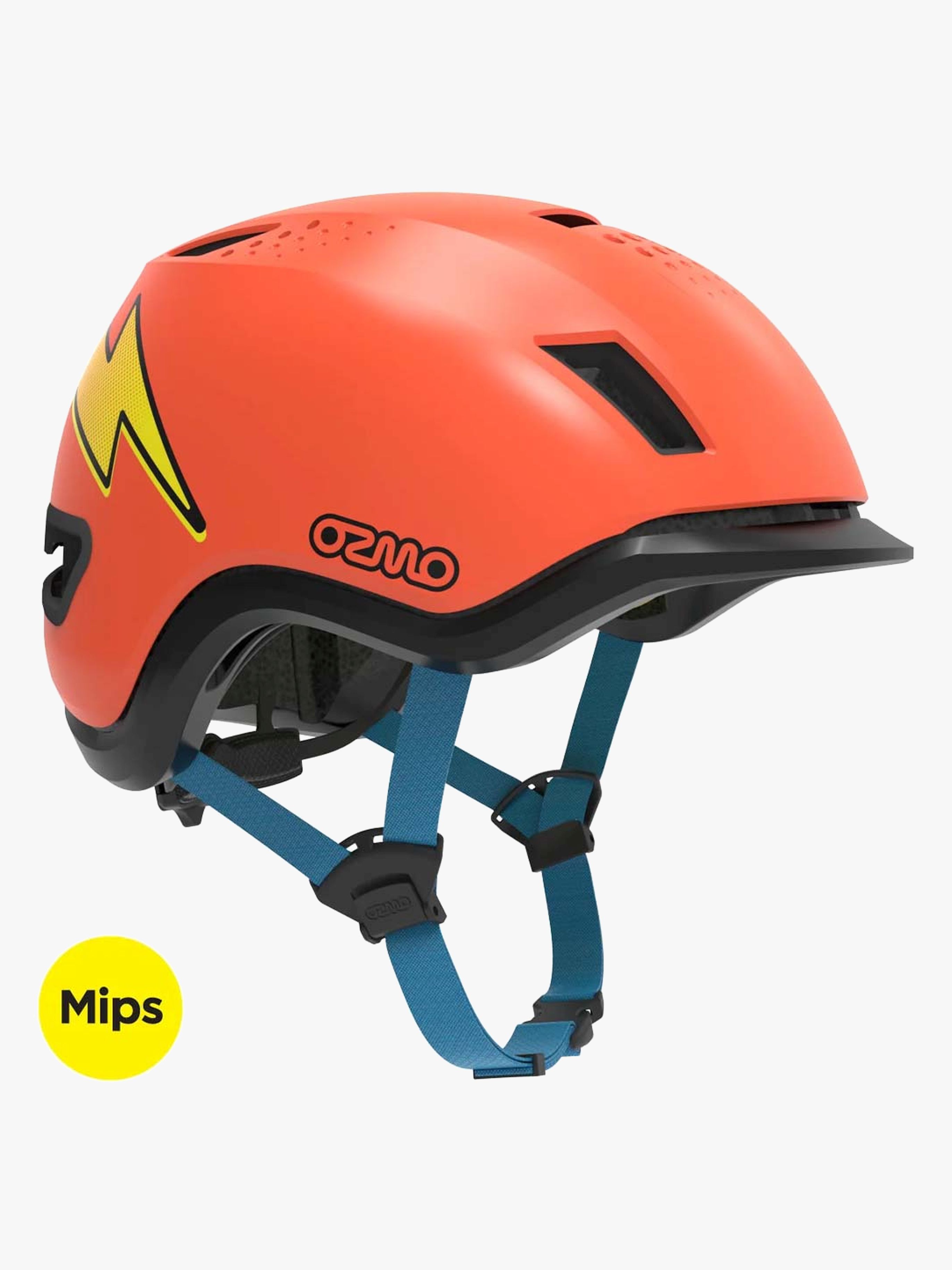 Ozmo Hjelm Sidekick MIPS, Red Super Flash, XXS