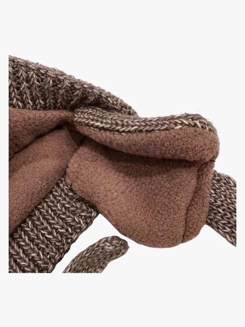 BabyMocs Hue med Øreklapper, Greige