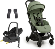 Beemoo Easy Fly Lux 4 Klapvogn inkl Maxi-Cosi CabrioFix Autostol Baby & Base, Sea Green