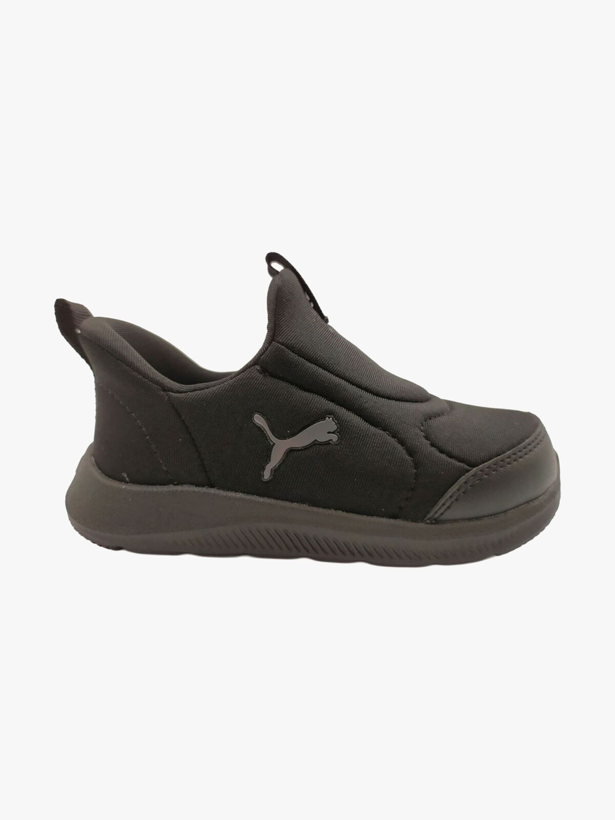 Puma Fun Racer 2 Slip On Infant Sneakers, Black/Cool Dark Gray