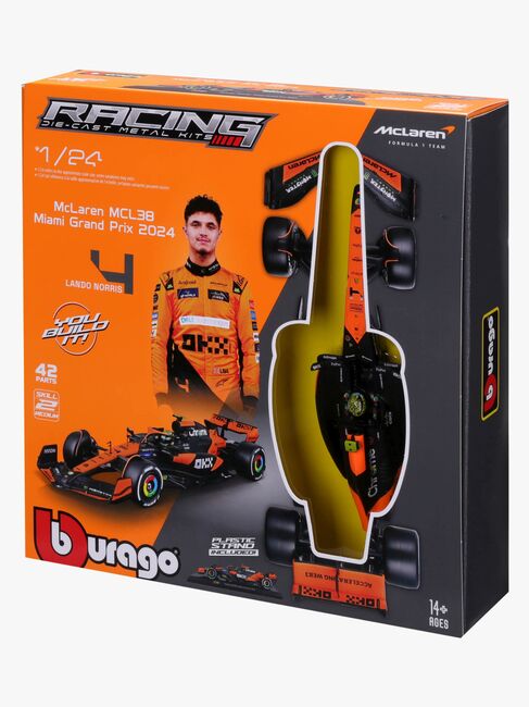 Bburago F1 Mclaren MCL38 Modelsæt Norris #4 1:24